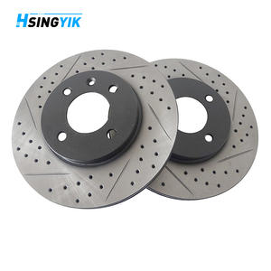 ดิสก์เบรกแผ่นคาร์บอนแผ่นคาร์บอนด้านหลังสำหรับรถแข่ง VW ประสิทธิภาพ6N0615301D - Product Image 3