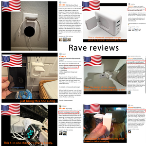 Hnt ที่ชาร์จ USB-C 43W <span class=keywords><strong>ชาร์จ</strong></span>เร็วบล็อคแม่เหล็กไร้สายพับได้สำหรับ Apple Watch ที่ชาร์จอะแดปเ<span class=keywords><strong>ต</strong></span>อร์หลายพอร์ตสำหรับ iPhone - Product Image 6