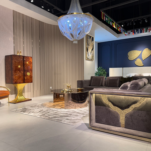 Juego Modular de Muebles de Lujo para Apartamentos y Villas Grandes, Diseño Personalizado de Alta Gama, Tapizado, DS-SF-LAPIAZ Qu, Directo de Fábrica en Foshan - Product Image 4