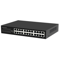 Commutateur réseau 24 ports métal blanc gigabit commutateur réseau complet pour jeu