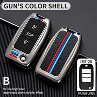 Roewe RX5 et MG MG3 MG5 MG6 MG7 MG ZS GT GS 350 360 750 W5 Metal Flip Car Key Cover Zinc Alloy Remote Key Case Accessoires Auto