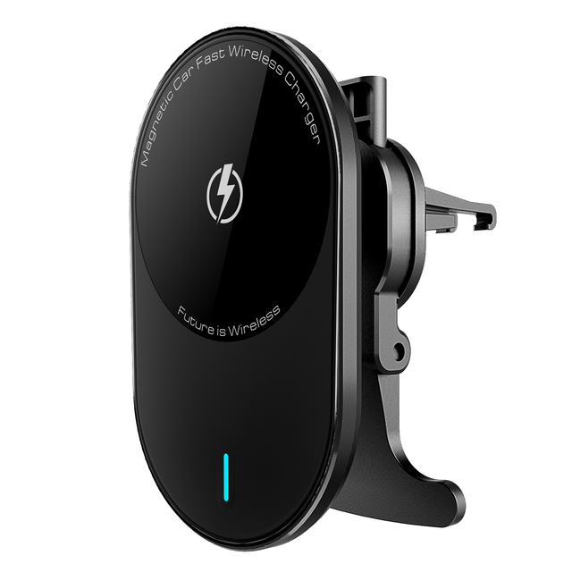 2024 New Design 15W Fast Magnetic Wireless Car Charger 5V/3A 5W Power Type-C Fast Charging Mobile Phone Holder for 12