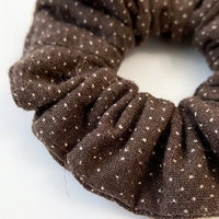 Nouvelle élastique à cheveux en polyester à motif floral délicat pour femme, élégante et polyvalente, pour chignon ou queue de cheval, accessoire de coiffure de haute qualité
