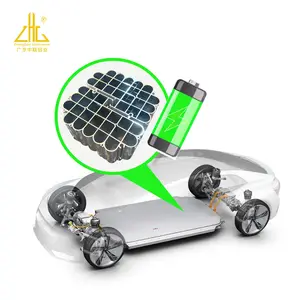 Involucro della batteria in alluminio personalizzato resistente agli urti 7050 7075 speciale estrusione di alluminio per veicoli elettrici