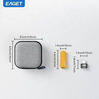 EAGET-Ensemble de FB5-1 USB colorées, sac de rangement, chiavetta USB en plastique, mémoire de bureau, cadeau d'entreprise, flash, clé USB Bellek
