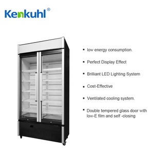 Kenkuhl thẳng đứng đồ uống mát đồ uống hiển thị tủ lạnh cấp bằng sáng chế Cassette Hệ thống làm mát - Product Image 6