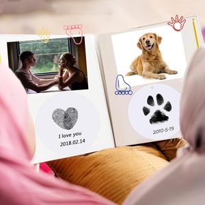 2024 bé dấu chân Vòng không Mực Kit và con chó Pet <span class=keywords><strong>Paw</strong></span> in Ink pad cho chó hoặc mèo - Product Image 5