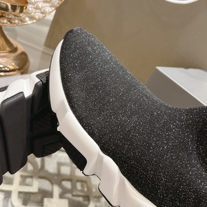 Chaussettes et <span class=keywords><strong>chaussures</strong></span> décontractées de luxe pour hommes et femmes, tendance haut de gamme pour couples, <span class=keywords><strong>chaussures</strong></span> de sport en tissu tricoté 3D de marque. - Product Image 6