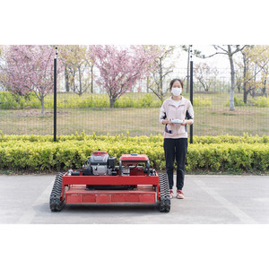 เครื่องตัดหญ้าแบบรีโมทคอนโทรล MJYL รุ่นใหม่ ปี 2024 ความกว้างการตัด 1070 มม. สามารถขึ้นเนินได้ หุ่นยนต์ตัดหญ้าแบบครอว์เลอร์ ใช้แก๊สโซลีน สำหรับตัดหญ้าในสวน - Product Image 3
