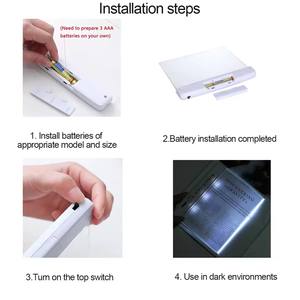 Lampe de lecture LED à plaque plate ultra-mince, protection des yeux, outils d'étude portables créatifs, <span class=keywords><strong>miroir</strong></span> haute définition, lampes de lecture nocturnes - Product Image 3