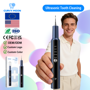 CURVY MOON - Removedor de Sarro y Placa Dental Ultrasónico Profesional, Dispositivo de Blanqueamiento Dental, Cuidado Bucal en el Hogar - Product Image 1