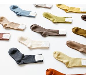 Kadın merinos yünü karışımı yaz sonbahar çorap doğal antibakteriyel özellikleri ile hafif nem esneklik çorap ekip çorap - Product Image 4