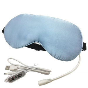 Máscara <span class=keywords><strong>de</strong></span> Ojos Calefactable <span class=keywords><strong>de</strong></span> Seda, Compresa Caliente Eléctrica USB con Control <span class=keywords><strong>de</strong></span> Temperatura y Temporizador, para un Sueño Reparador, para Hombres y Mujeres, Uso en las Cuatro Estaciones - Product Image 1