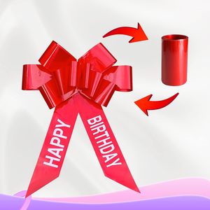 Car Bows Big Car Bow Sweet 16 30 pollici Giant Extra Large Blue/Red Pull Bow buon compleanno stampato personalizza la decorazione della festa del LOGO - Product Image 4