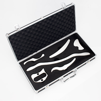 FDFIT Ensemble Gua Sha en Acier Inoxydable, Couteau de Massage Fascial, Outils de Physiothérapie et de Fitness IASTM, Kit de Grattage Léger et Portable