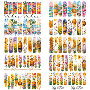 Autocollants DTF UV de haute qualité à <span class=keywords><strong>prix</strong></span> direct usine pour gobelets en verre Libbey de 16 oz, autocollants de transfert pour enveloppes de canettes, étiquettes personnalisées - Product Image 5