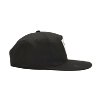 Livraison directe par l'usine OEM ODM Snapback brodé en noir et blanc Casquettes de sport avec logo personnalisé Casquette de baseball personnalisée pour homme