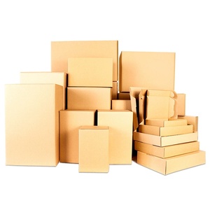 Stock Extra-Rigid White Zipper Mailer <b>Boxes</b> Custom Colorful Square Shipping Packaging - Product Image 3