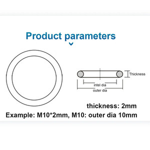 Factory Direct Supply Black Rubber O Ring Seal <b>Washers</b> <b>M6</b> M16 Various Metric Sizes High Premium Quality O Ring Seals - Product Image 4