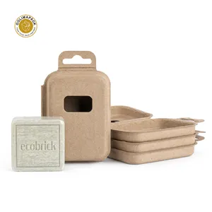 OOLIMAPACK Compostable Sugarcane Paper Pulp Soap Box Molded Pulp Packaging