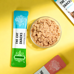 Friandises pour animaux de compagnie Factory Cat Strips, <span class=keywords><strong>viande</strong></span> de dinde et de saumon, riches en protéines - Product Image 4