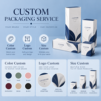 Boîtes d'emballage personnalisées en carton blanc de luxe avec logo, estampage à chaud argenté, impression UV pour parfums, cosmétiques et soins de la peau