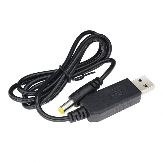 USB Male Connector DC 5V to DC 12V Jack 5.5*2.1mm Step-up Power Module Converter Adapter Cable