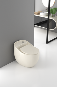 Inodoro de Cerámica Moderno de Doble Descarga con Descarga por Gravedad, Montado en el Suelo, Taza Alargada, Estructura de Una Pieza, Drenaje en Forma de P/S, 5 Años de Garantía - Product Image 3