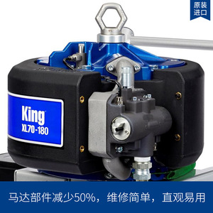 Pistolet de pulvérisation sans air Graco King X45 2 L Min haute pression pour les projets de construction et de décoration - Product Image 4