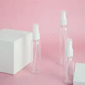 زجاجة بخاخ الحيوانات الأليفة بلاستيكية شفافة فارغة بمواصفات متعددة زجاجة شفافة