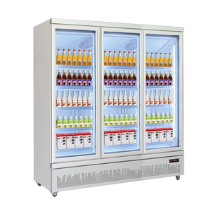 Refrigerador con 3 puertas <span class=keywords><strong>de</strong></span> cristal <span class=keywords><strong>de</strong></span> 1450L, congelador comercial <span class=keywords><strong>Frigo</strong></span> para supermercado, congelador <span class=keywords><strong>de</strong></span> <span class=keywords><strong>helados</strong></span>, nevera vertical con congelador profundo - Product Image 2