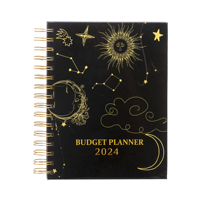 2024 2025 planificateur budgétaire personnalisé Journal mensuel Finance organisateur planificateur de budget financier autocollant Agenda planificateurs de produits laitiers