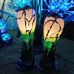Personalizado LED al aire libre a prueba de lluvia <span class=keywords><strong>Avatar</strong></span> nueve colas zorro crisantemo árbol luces decorativas para <span class=keywords><strong>paisaje</strong></span> Puntos escénicos - Product Image 2