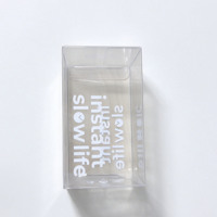 Boîte cadeau en plastique transparent en acétate écologique PVC, boîte pliante en PET avec impression pour café, bonbons, couleurs CMYK, recyclable et durable