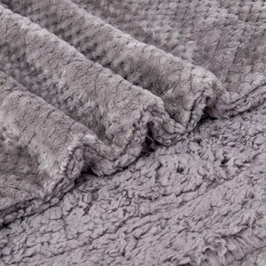 Almohadilla gruesa de Otoño de lujo para mascotas, manta suave cálida y esponjosa de franela para perros con función de calefacción con patrón de terciopelo sólido - Product Image 2
