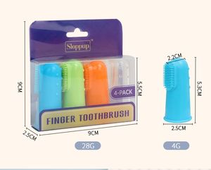 Kit de cepillo de dientes <span class=keywords><strong>para</strong></span> mascotas de 4 colores a <span class=keywords><strong>precio</strong></span> de fábrica | Diseño de dedo suave | <span class=keywords><strong>Limpieza</strong></span> dental <span class=keywords><strong>para</strong></span> <span class=keywords><strong>perros</strong></span> y gatos - Product Image 3