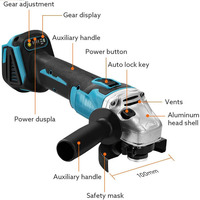 Mini polisseuse électrique sans fil multifonctionnelle, bricolage, industrielle, rechargeable, meuleuse d'angle sans balais, batterie coulissante