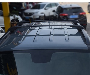 Barras de Techo para Auto de Aleación de Aluminio de Alta Calidad para Modelos <span class=keywords><strong>Subaru</strong></span> <span class=keywords><strong>Forester</strong></span> y Toyota, Plateado+Negro, Capacidad de 60 kg, Fácil Montaje - Product Image 1