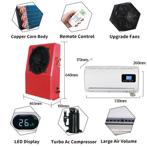Портативный 24 В 12 В <span class=keywords><strong>DC</strong></span> Панель управления электромобилем RV кондиционер с фреоном для грузовиков - Product Image 4
