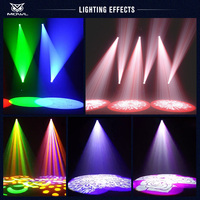 Lumière de scène LED RGBW super brillante 200W, faisceau de lumière LED, tête mobile à faisceau LED avec halo pour DJ, discothèque, éclairage de bar