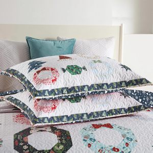 Juegos de edredón de Navidad 100% poliéster acolchado colcha al por mayor precio más barato cubierta de cama Navidad - Product Image 5