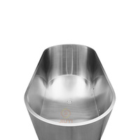 Baignoire de plongée froide en acier inoxydable pour la récupération du bain de glace Baignoire de glace extérieure pour les athlètes et le spa de bien-être