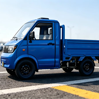 Mini camion électrique haute performance EEC, nouvelle énergie, KH09, moteur EEC 72V, 2 portes, 2 places, véhicule utilitaire de transport de marchandises entièrement équipé