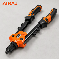 Pistolet à rivets et à écrous AIRAJ, ergonomique, autres outils, poignée antidérapante, outil à rivets portable, OEM/ODM personnalisé