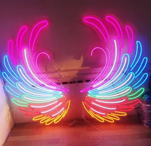 Drop Shipping angel wings neon element Led light neon led sign letter custom poster neon