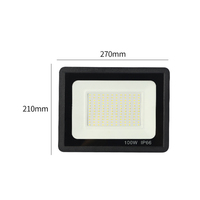 Projecteur LED étanche IP66 à lumière chaude pour extérieur, anti-explosion, 200W 150W 300W 400W 500W 600W, pour terrain de football