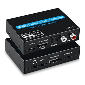 4K HDMI 및 광학 SPDIF / Toslink 및 <span class=keywords><strong>RCA</strong></span> L / R 출력이 있는 4K 60Hz HDMI 오디오 추출기 변환기 - Product Image 1