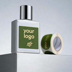 Etiqueta Adhesiva Personalizada para Botellas de Perfume de Lujo, Vinilo Adhesivo Impermeable con Relieve en Dorado, Etiquetas en Rollo para Perfume para Empaquetado - Product Image 5
