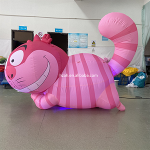 Chat géant gonflable Cheshire Chat souriant Cheshire Cartoon pour <span class=keywords><strong>Alice</strong></span> <span class=keywords><strong>au</strong></span> <span class=keywords><strong>pays</strong></span> <span class=keywords><strong>des</strong></span> <span class=keywords><strong>merveilles</strong></span> Décoration sur le thème - Product Image 2