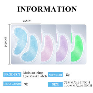 Masque pour les yeux en cristal de collagène Éclaircit les ridules Cernes Sacs pour les yeux Boîte de patch pour masque pour les yeux - Product Image 6